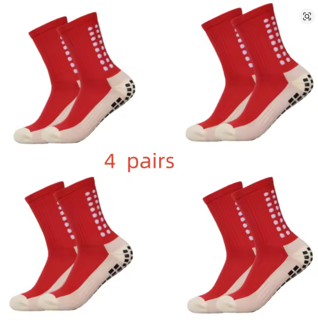 Grip Socks - 4 Pairs