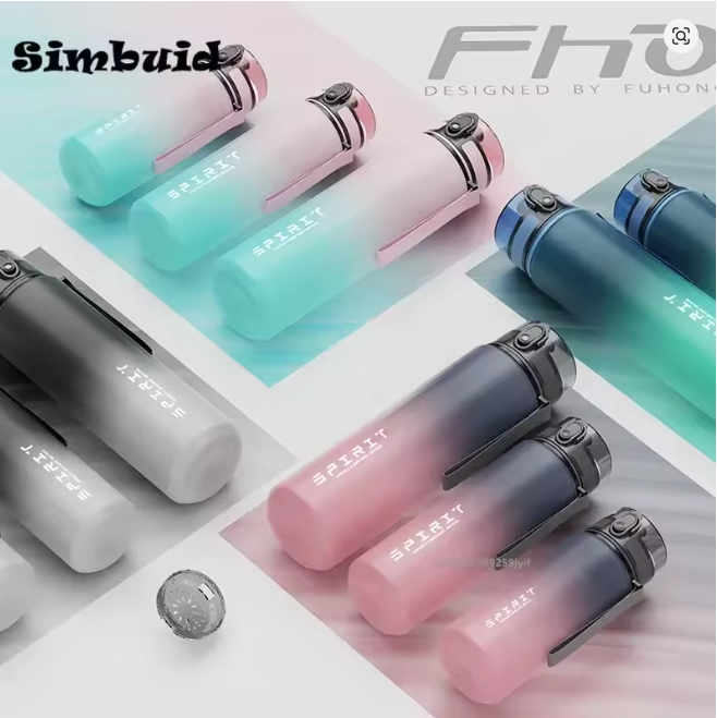 500ml/650ml/1000ml Sports Water Bottle
