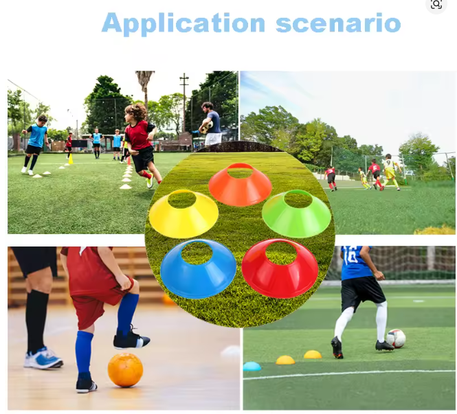 10pcs Football Cones For training